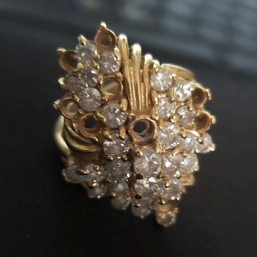 VTG 10K diamond ring